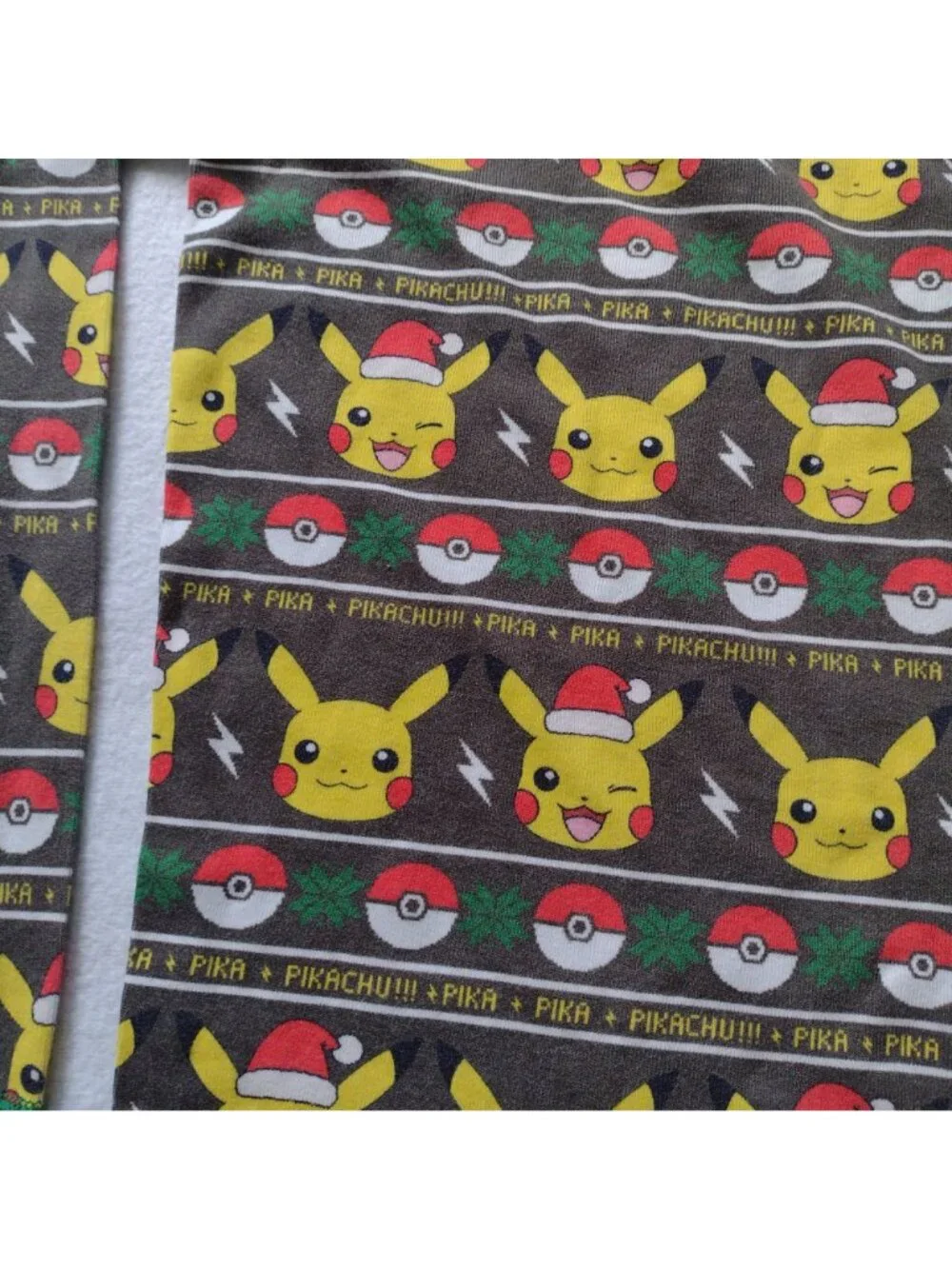 Hanna Andersson Pokemon Christmas Pajama Set  8 Organic Cotton Snug Fit PJs 130